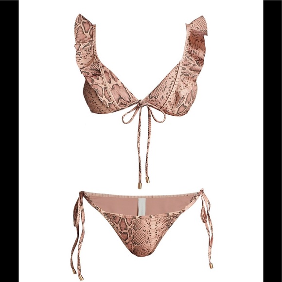 NWT ZIMMERMANN Moonshine Frill Bikini Set - Sizes AU 0 & AU 3 - Picture 4 of 7